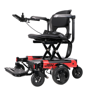 JBH USB شحن الكرسي المتحرك من الألمنيوم D07