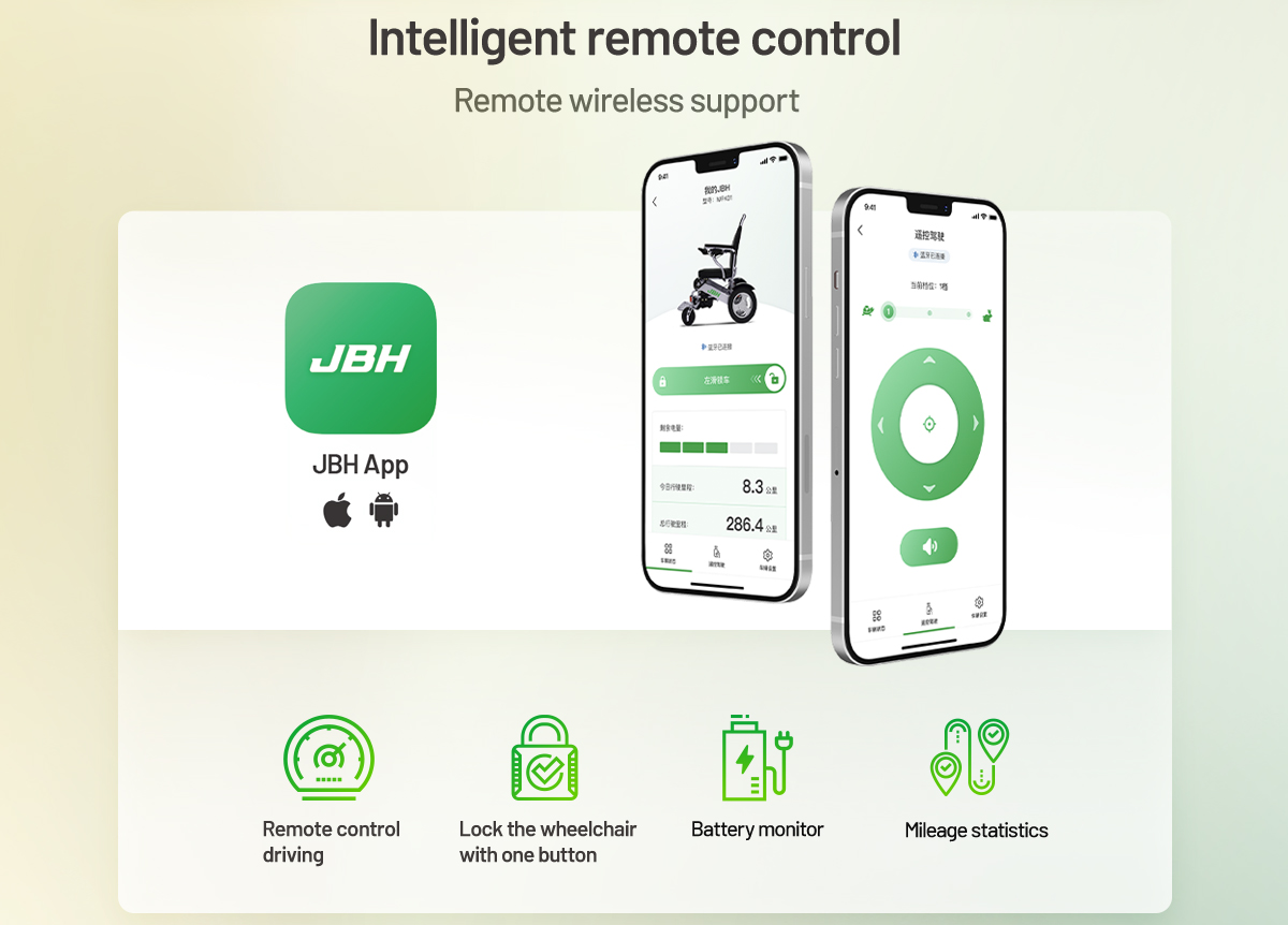 كرسي متحرك كهربائي ذكي