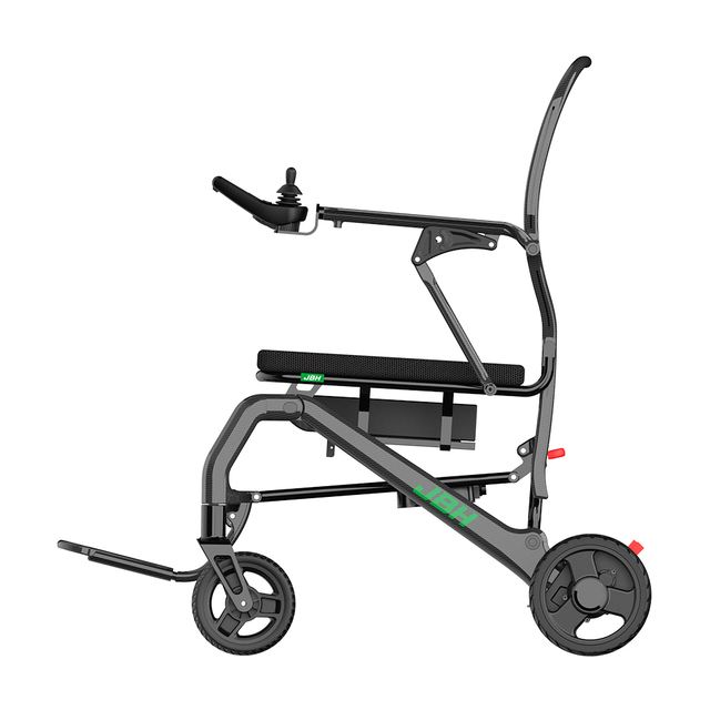 JBH كرسي متحرك خفيف الوزن من ألياف الكربون قابل للتعديل DC07L