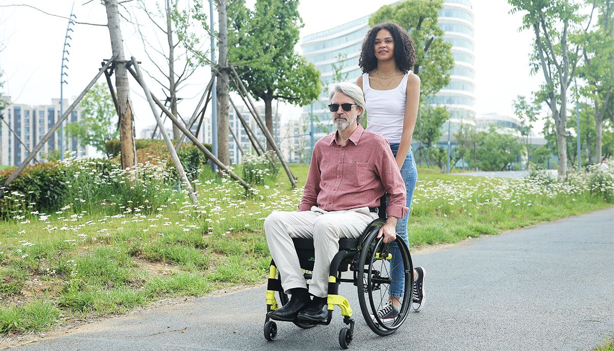 كرسي متحرك يدوي S004-JBH