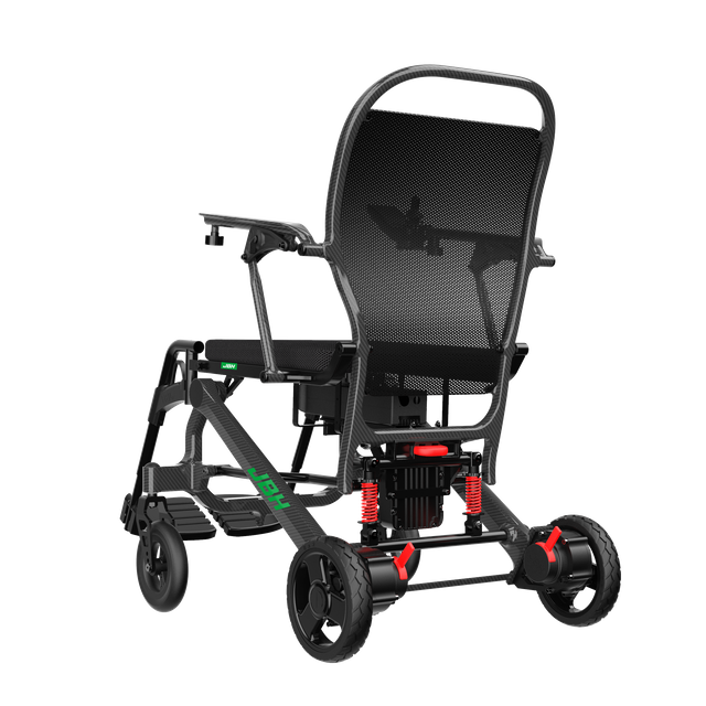 JBH كرسي متحرك محمول للسفر مصنوع من ألياف الكربون DC08S