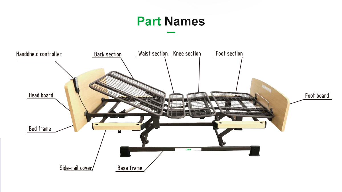 JBH سرير المستشفى AB201