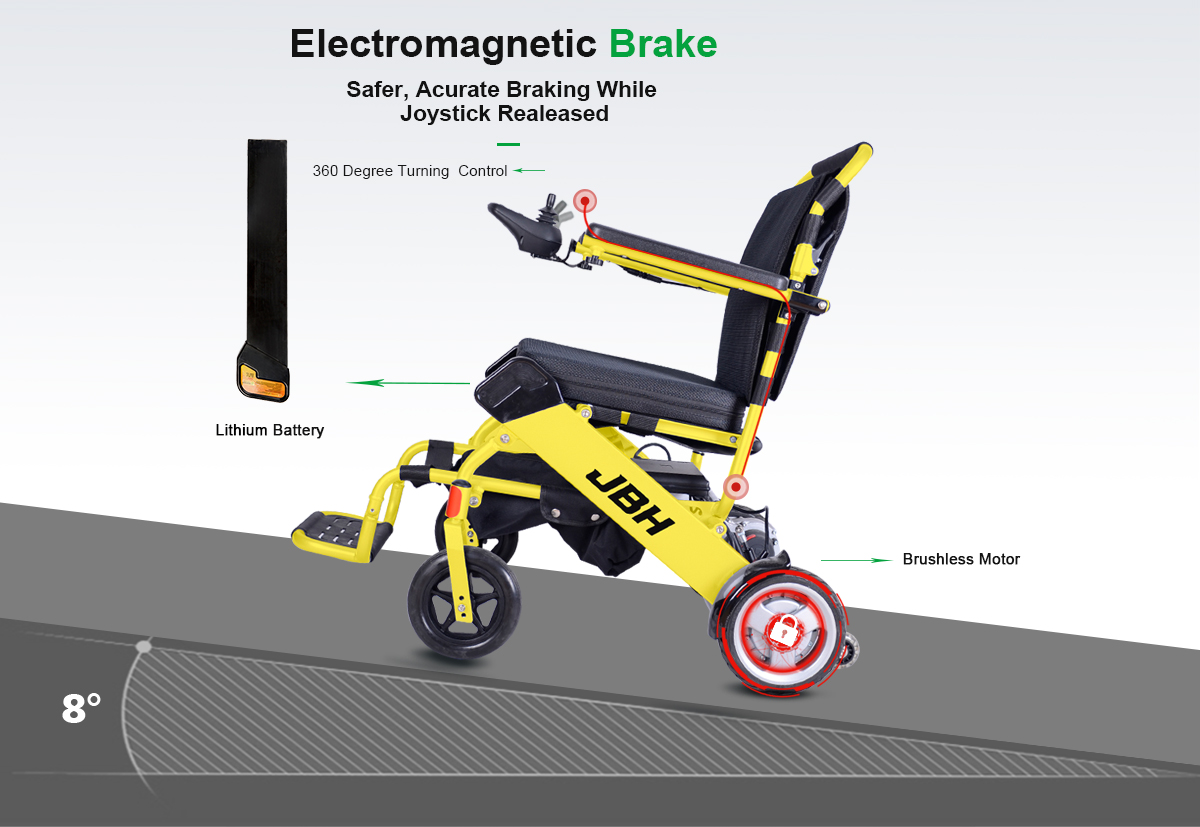 DC05 تفاصيل كرسي متحرك كهربائي