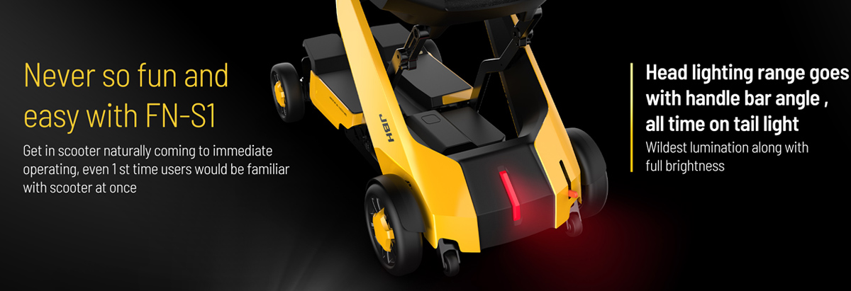 سكوتر التنقل مع الأضواء