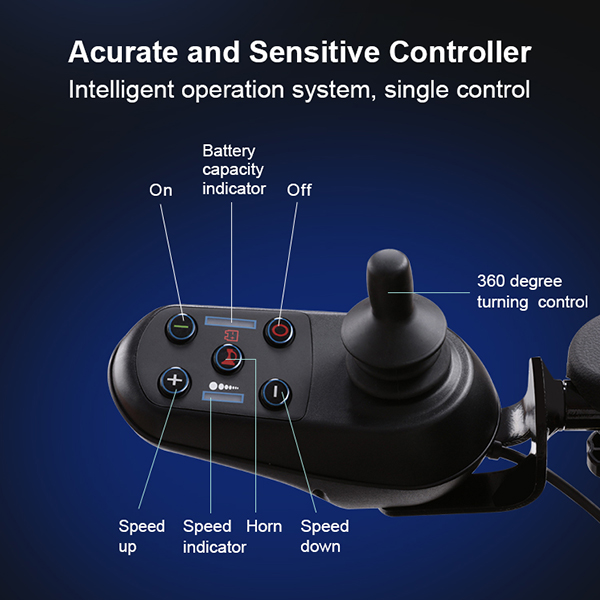 وحدة تحكم الكرسي المتحرك